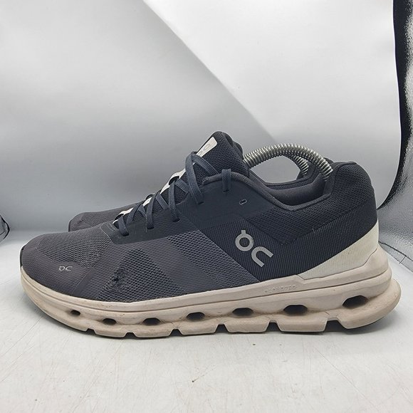 On Cloud Cloudrunner Mens Size 8.5 Black Eclipse Frost Athletic Shoes Casual - Picture 5 of 12